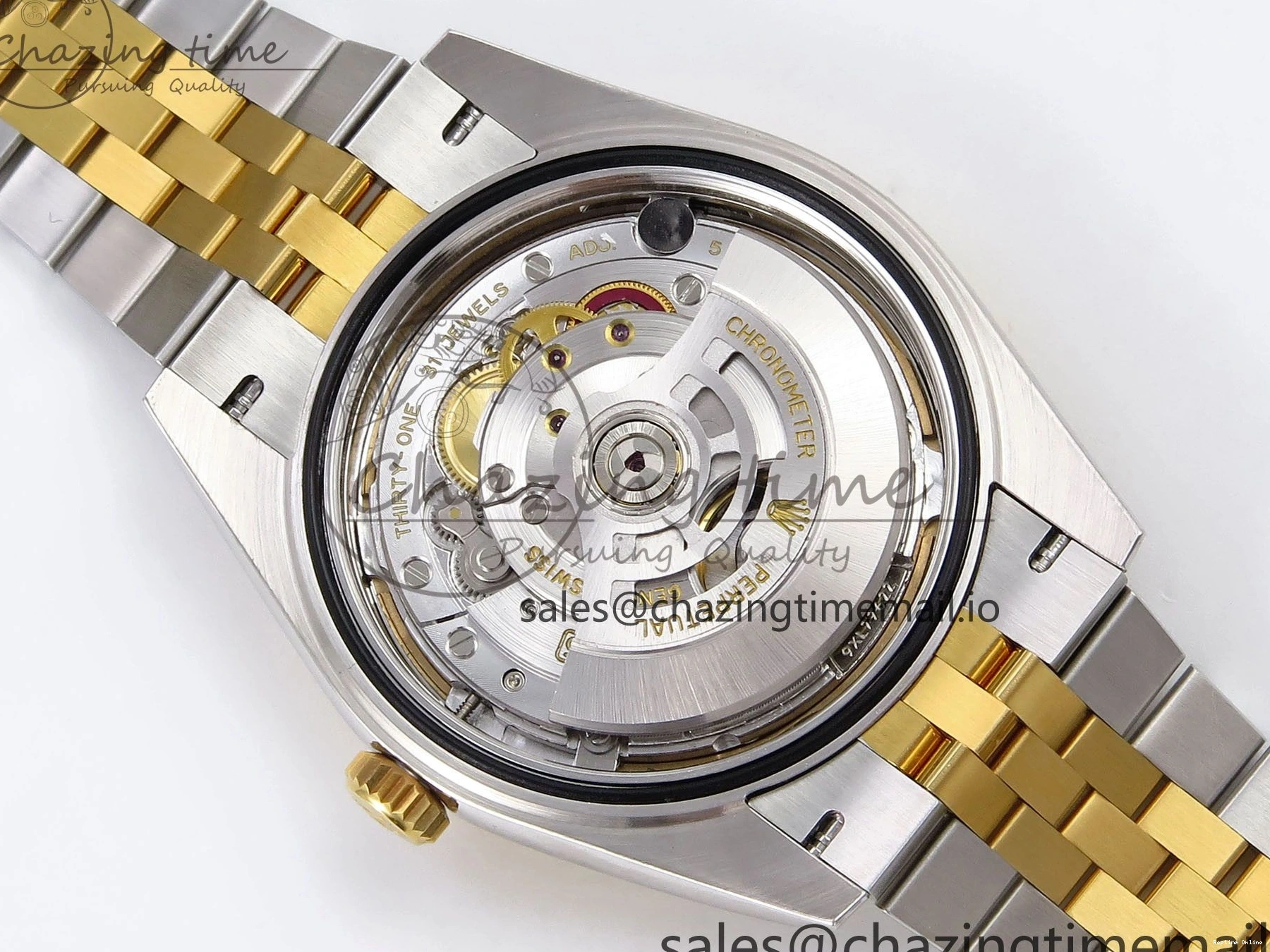 0513 DateJust 41 SS YG ARF 1:1 Best Edition 904L Steel Gray Green Roman Dial on Jubilee Bracelet SH Casual 1245